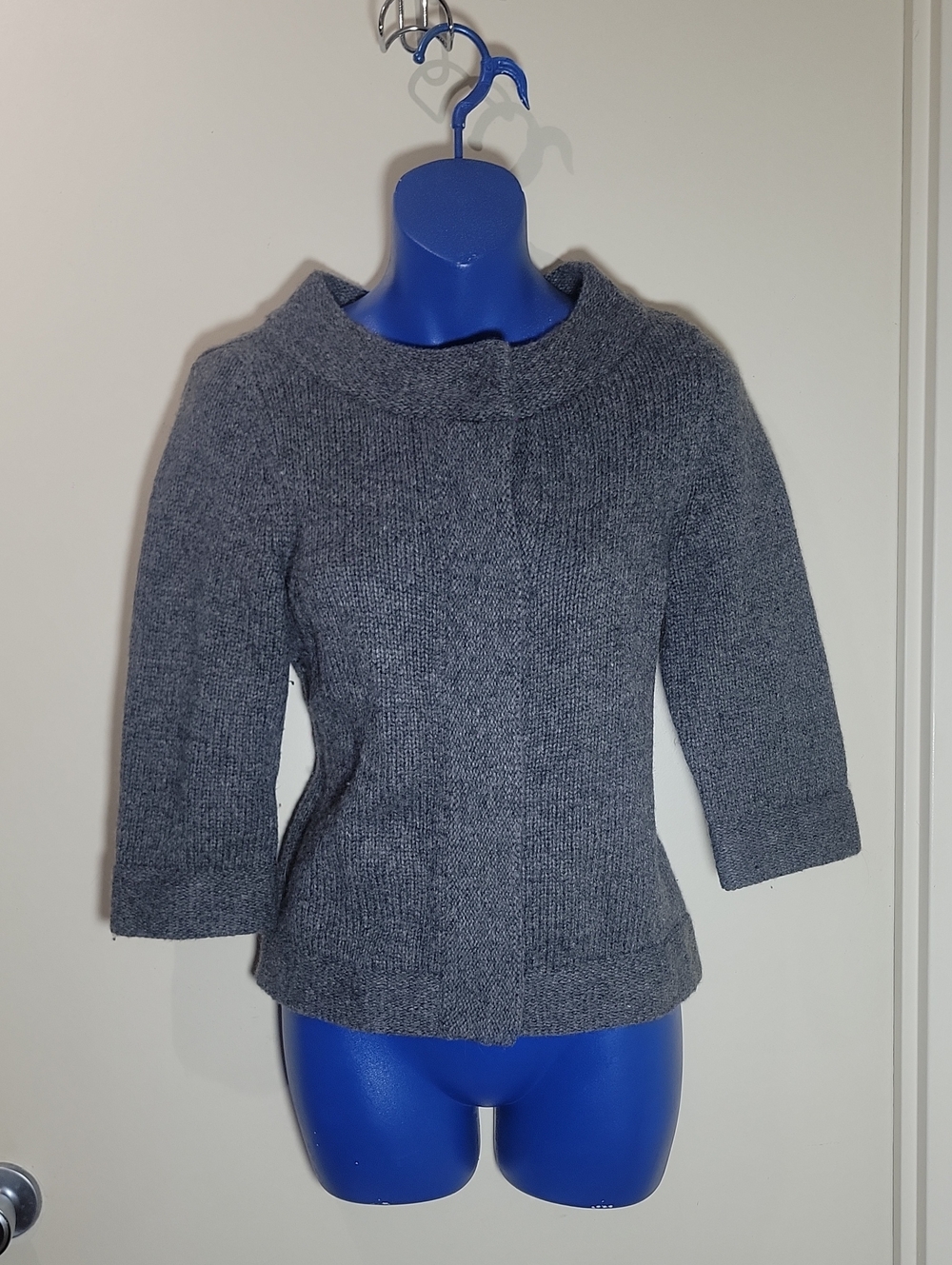Classic Grey Women's Knit Sweater
